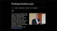 Desktop Screenshot of professorjenkins.com